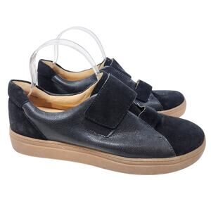 Naturalizer Charlie Sneakers Slip On Shoes Casual Leather Suede Black Size US 11
